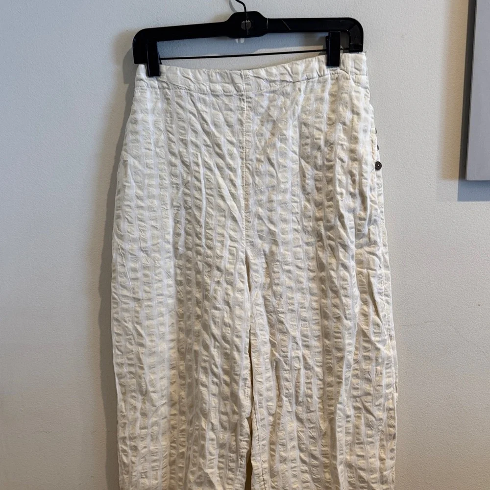 NWT Free People Tulip Set‎ Crop Top & Trousers Summer Outfit Ivory, Small